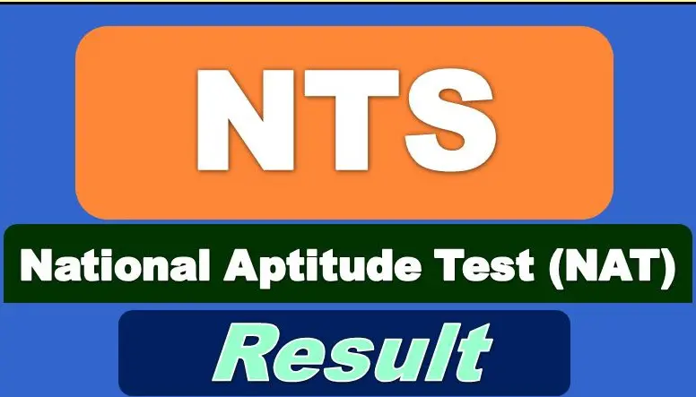 National Aptitude Test NTS NAT VIII Result 2023