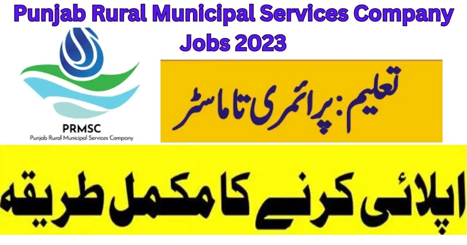 Punjab Rural Municipal Services Company Jobs 2023