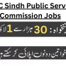 SPSC Sindh Public Service Commission Jobs Today 2023 Online Apply